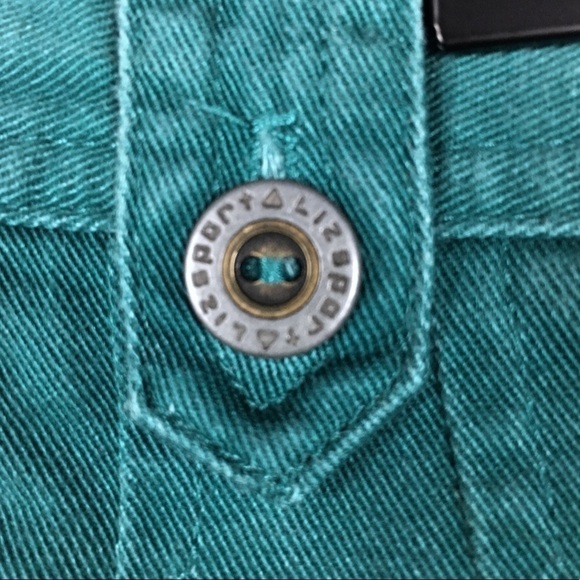 LIZ CLAIBORNE Vintage Shorts Mom Ultra High Rise Waist 80s 90s Retro Petite 10P - Picture 6 of 7